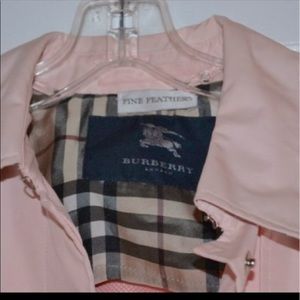 Burberry London Pink Raincoat